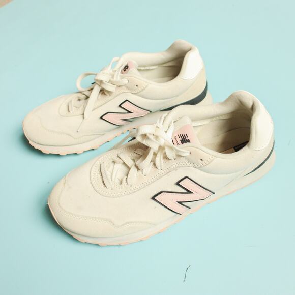 New Balance 515 Knit Pink Cream Sneakers Size 11 Retro Athlethic Y2K - Picture 2 of 8